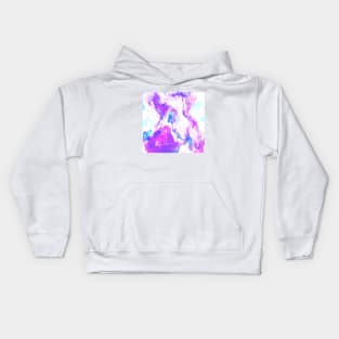 Purple and White Marble Kids Hoodie